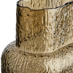 Kalea Large Textured Brown Glass Vase